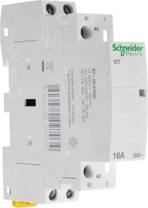 Schneider - A9C22615 - Modulär kontaktor iCT 16A 1NO 1NZ 220-240V 60Hz ()