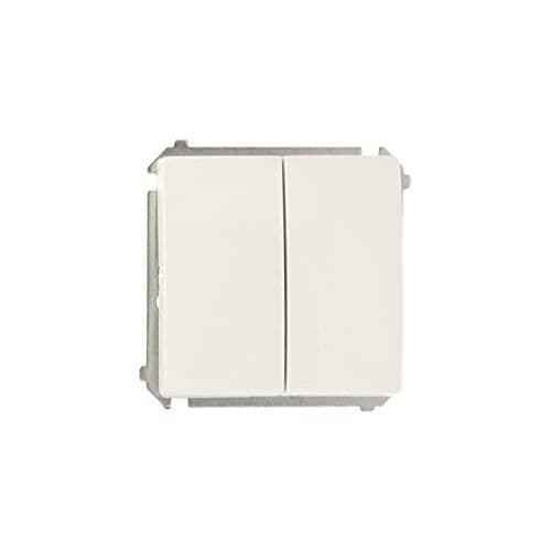 Elektrisk Brytare - Kontakt-Simon - Bmw6-2.01-11 - Vit - Redo att installera - 10 A