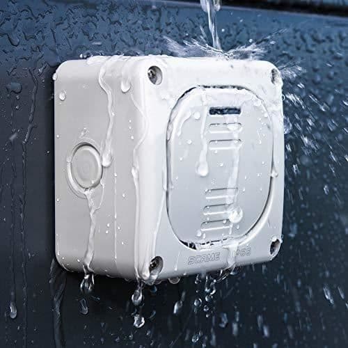 Scame Protecta Väggströmbrytare Enpolig Ip66 M95 10 Ax 250 V 137.