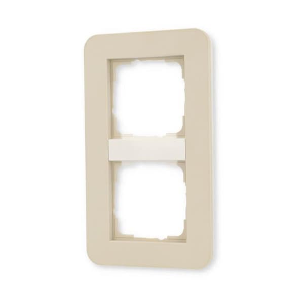 Gira - 0212417 - E3 Avslutningsram, Sand/Blansvit