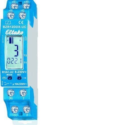 Eltako BZR12DDX-UC Digital impuls- och körtidsräknare - 5050491