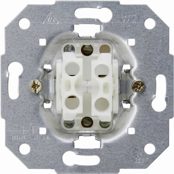 Väggströmbrytare Kopp 503300007 HK05, HK 07 aluminium 1 styck