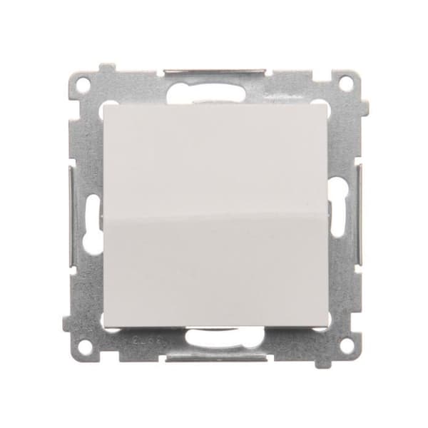 Tryckknapp - Simon - DP1A.01-11 - 16A - Vit - Skruvanslutningar