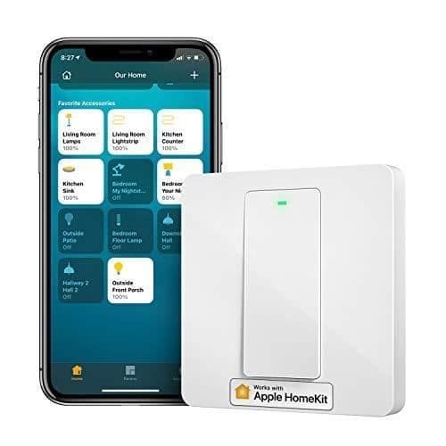 HomeKit ansluten switch (kabel krävs) - Meross - Smart switch C