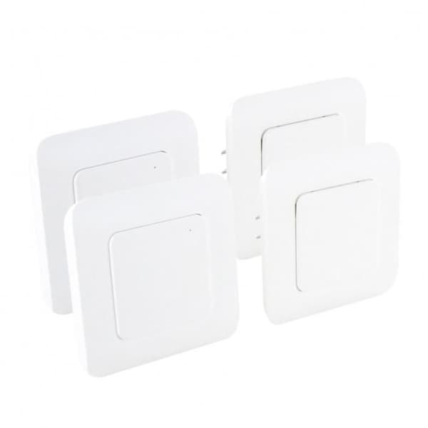 Set med 2 trådlösa tvåvägsbrytarsatser - DIO CONNECTED HOME - DiO 1.0 - Vit