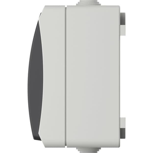 Kytkin - Aquatop - Kaksisuuntainen - IP54 - Harmaa - Sisäkäyttöön