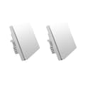 Miniatyrbillede 1 af 2: Smart Home Vægkontakt, ZigBee Trådløs Kontrol, Fjernbetjening Kompatibel med Mijia Homekit, 2X med Neutral 1Key