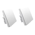 Pikkukuva 1 / 2: Älykäs seinäkytkin, ZigBee langaton, yhteensopiva palokaapelin kanssa, 2X EI neutraali 2avain