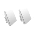 Miniatyrbillede 1 af 2: Smart Home Switch, ZigBee Trådløs Kontrol, Fjernbetjening via Mijia Homekit, 2 stk uden neutral-2 nøgler