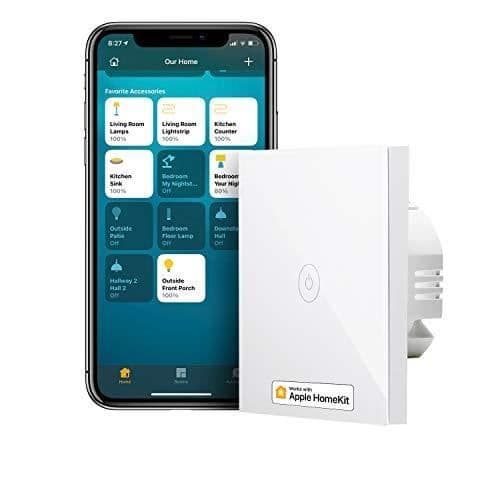 Ansluten Switch - Meross - Wi-Fi - Fjärrkontroll - Programmerbar