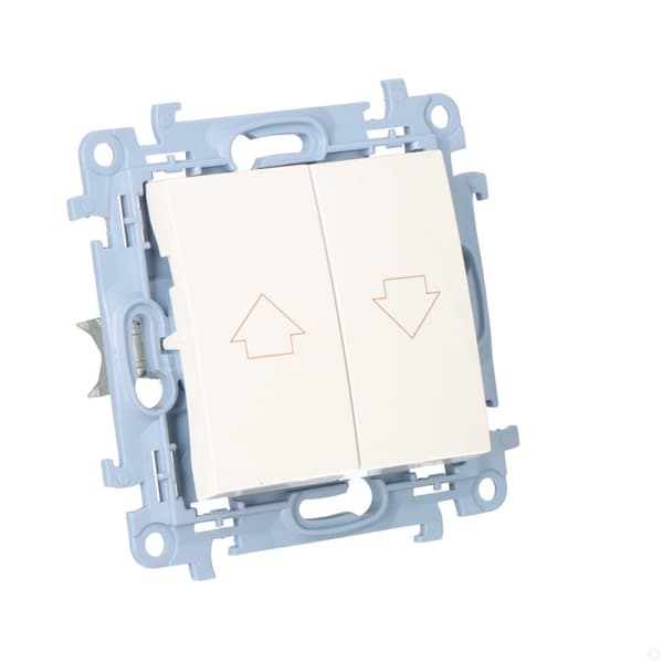 Udløserknap (modul) 10 A, 250 V~, skrueterminaler, hvid Simon10