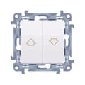 Miniatyrbillede 1 af 4: Udløserknap (modul) 10 A, 250 V~, skrueterminaler, hvid Simon10