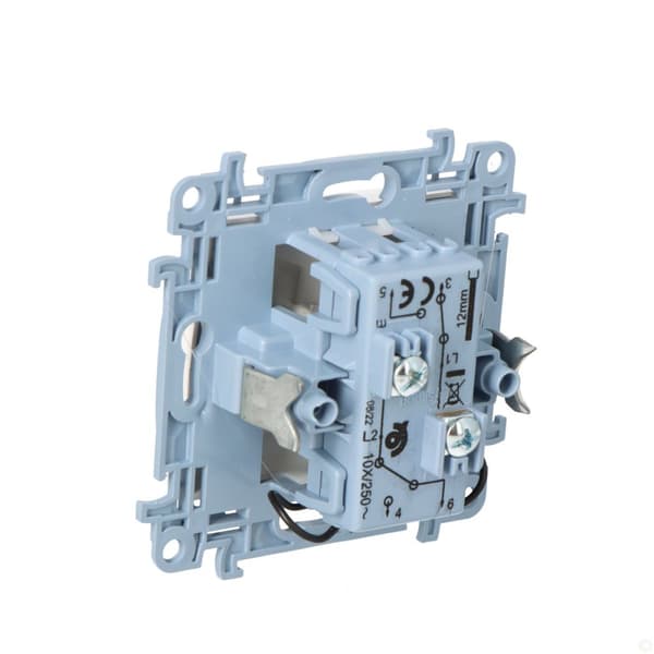 Dobbelt LED trappeafbryder (modul) 10 AX, 250 V~, skrueterminaler, hvid Simon10