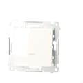Miniatyrbillede 3 af 4: Enpolet afbryder med LED-baggrundsbelysning (modul) 10AX, hvid Simon54