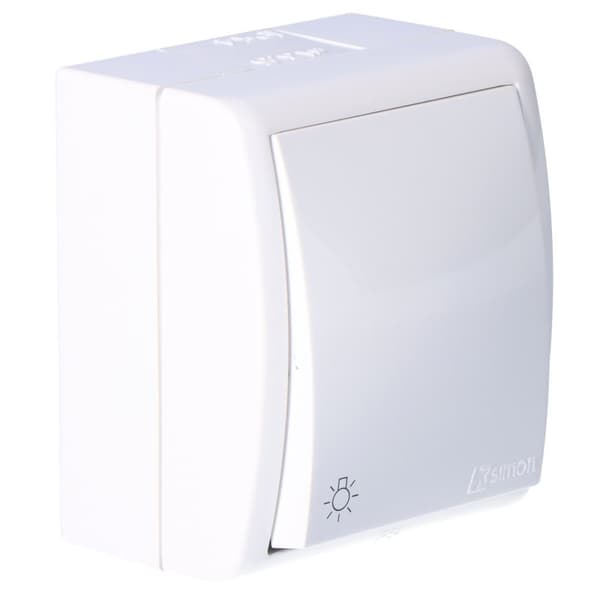"Lys"-knap n/t IP54 AQS1/11 Aquarius hvid