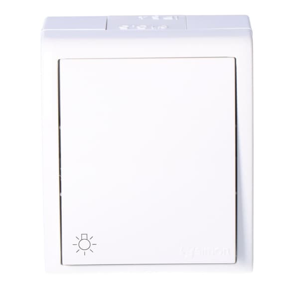 "Lys"-knap n/t IP54 AQS1/11 Aquarius hvid