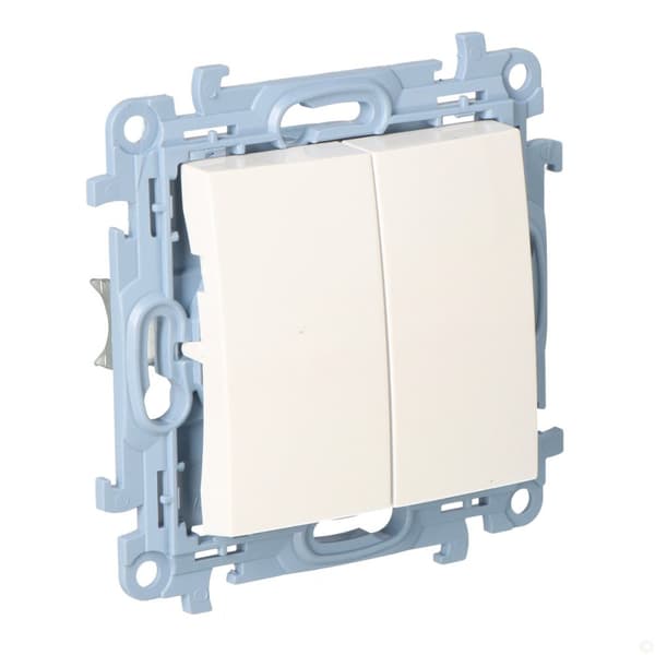 Ljusströmbrytare med LED-bakgrundsbelysning och IP44-version (modul) 10 AX, 250 V~, skruvplintar