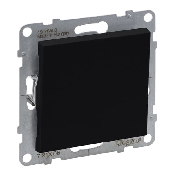 Trappekontakt - 10 AX - 250 V~ - automatiske terminaler, BLACK SUNO