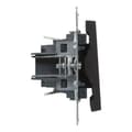 Miniatyrbillede 5 af 5: Trappekontakt - 10 AX - 250 V~ - automatiske terminaler, BLACK SUNO