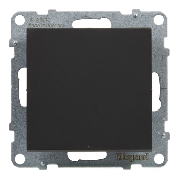 Trappekontakt - 10 AX - 250 V~ - automatiske terminaler, BLACK SUNO