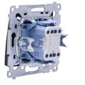 Miniatyrbillede 8 af 8: Enkelt trykknap, normalt åben, uden piktogram (modul) 10AX, 250V~, hurtigstik, matsort Simon54