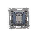 Miniatyrbillede 4 af 8: Trappekontakt (modul) 10AX, 250V~, hurtigstik, matsort Simon54