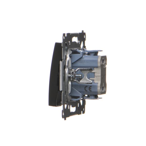 Trappekontakt (modul) 10AX, 250V~, hurtigstik, matsort Simon54