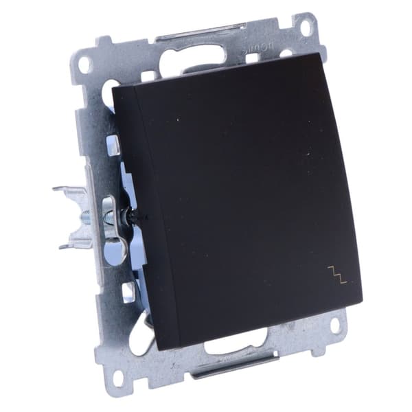 Trappekontakt (modul) 10AX, 250V~, hurtigstik, matsort Simon54
