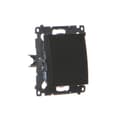 Miniatyrbillede 3 af 8: Trappeafbryder (modul) 16AX, 250V~, skrueterminaler, matsort Simon54