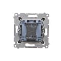 Miniatyrbillede 4 af 8: Trappeafbryder (modul) 16AX, 250V~, skrueterminaler, matsort Simon54