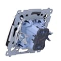 Miniatyrbillede 8 af 8: Trappeafbryder (modul) 16AX, 250V~, skrueterminaler, matsort Simon54