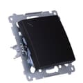 Miniatyrbillede 2 af 8: Trappeafbryder (modul) 16AX, 250V~, skrueterminaler, matsort Simon54