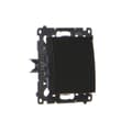 Miniatyrbillede 3 af 8: Enpolet afbryder (modul) 16AX, 250V~, skrueterminaler, matsort Simon54