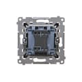Miniatyrbillede 4 af 8: Enpolet afbryder (modul) 16AX, 250V~, skrueterminaler, matsort Simon54