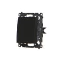 Miniatyrbillede 6 af 8: Enpolet afbryder (modul) 16AX, 250V~, skrueterminaler, matsort Simon54