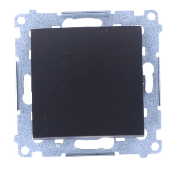 Enpolet afbryder (modul) 16AX, 250V~, skrueterminaler, matsort Simon54