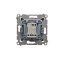 Miniatyrbillede 4 af 8: Lyskontakt (modul) 10AX, 250V~, lynkoblinger, matsort Simon54