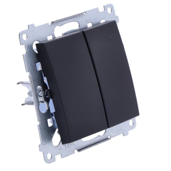 Lyskontakt (modul) 10AX, 250V~, lynkoblinger, matsort Simon54