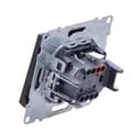 Miniatyrbillede 7 af 7: Enpolet afbryder - 10 AX - 250 V~ - automatiske klemmer, BLACK SUNO