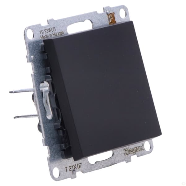 Krydsforbindelse - 10 AX - 250 V~ - skrueterminaler, SORT SUNO