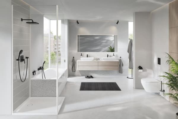 Grohe Skate Cosmopolitan betjeningsplade til skjult cisterne, 2-skyl, matsort