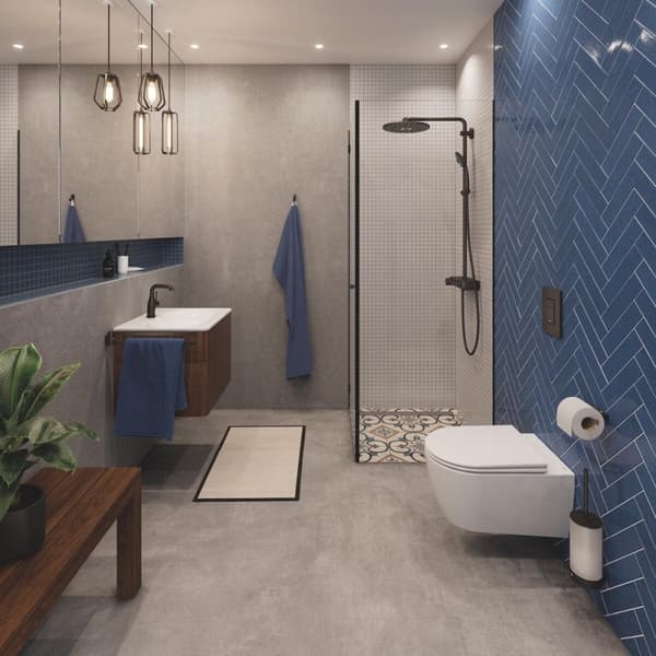 Grohe Skate Cosmopolitan betjeningsplade til skjult cisterne, 2-skyl, matsort