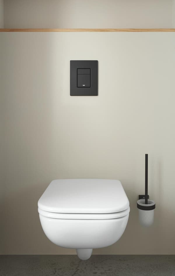 Grohe Skate Cosmopolitan betjeningsplade til skjult cisterne, 2-skyl, matsort