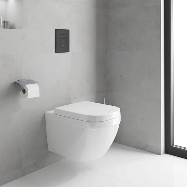 Grohe Skate Cosmopolitan betjeningsplade til skjult cisterne, 2-skyl, matsort
