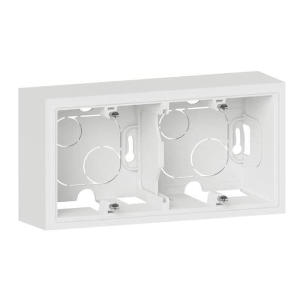 2-stolpar utanpåliggande ram - Legrand - Dooxie - Vit - 600042 - Modern design