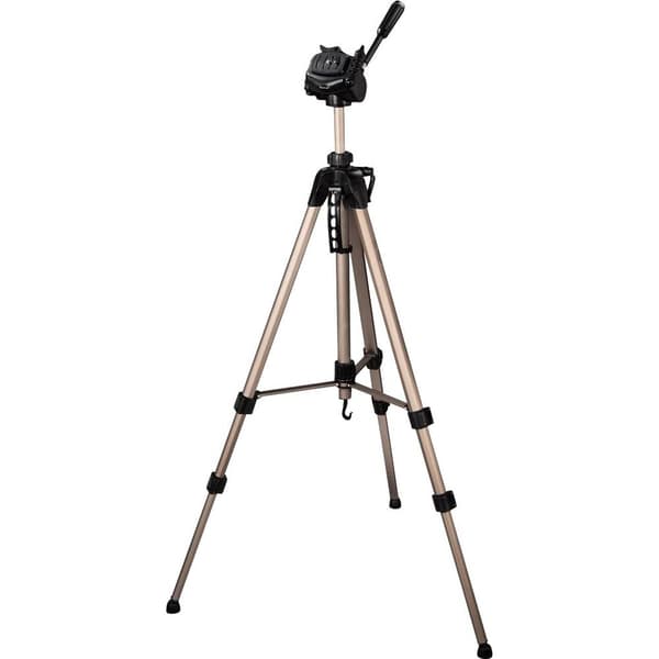 Hama Star 63 Trebensstativ 1/4 Arbetshöjd=66 - 166 cm Champagne inkl. väska, Vattenpass