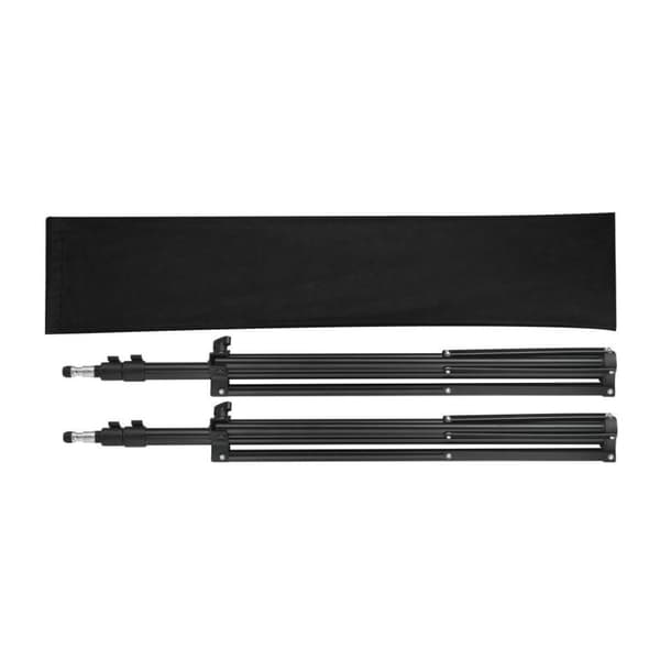 vidaXL Lampstativ 2 st justerbar höjd 78 - 210 cm