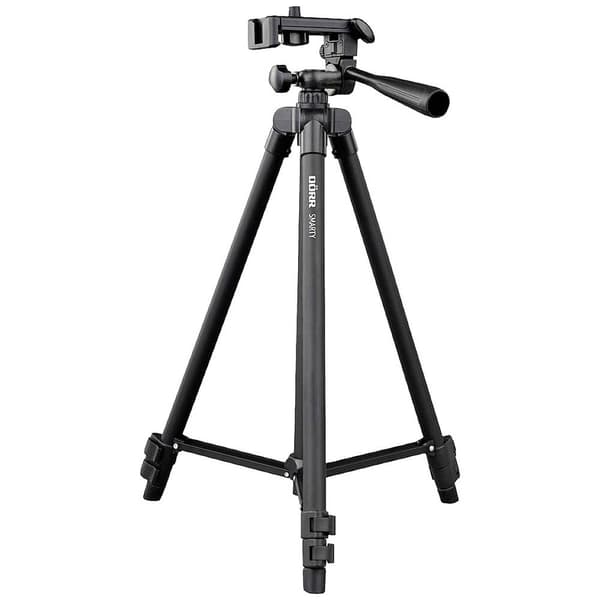 DÖRR Smarty Trebensstativ 1/4  Arbetshöjd=40.5 - 112 cm Svart inkl. smarthpone-hållare, inkl. väska