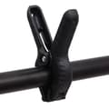 Pikkukuva 7 / 9: vidaXL T-muotoinen taustakankaan teline musta 91x60x(70-200) cm