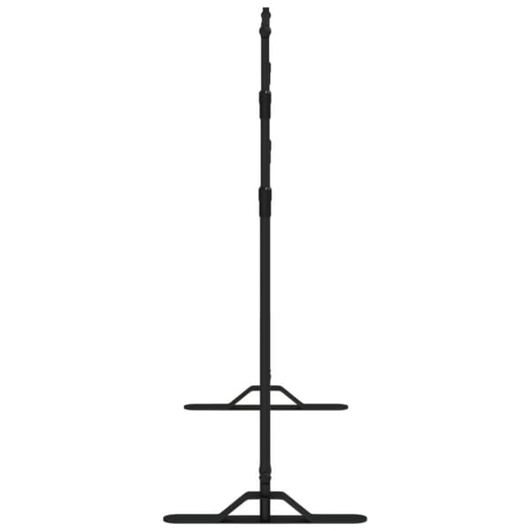 vidaXL Bakgrundsstativ 2 st svart 254x243 cm stål